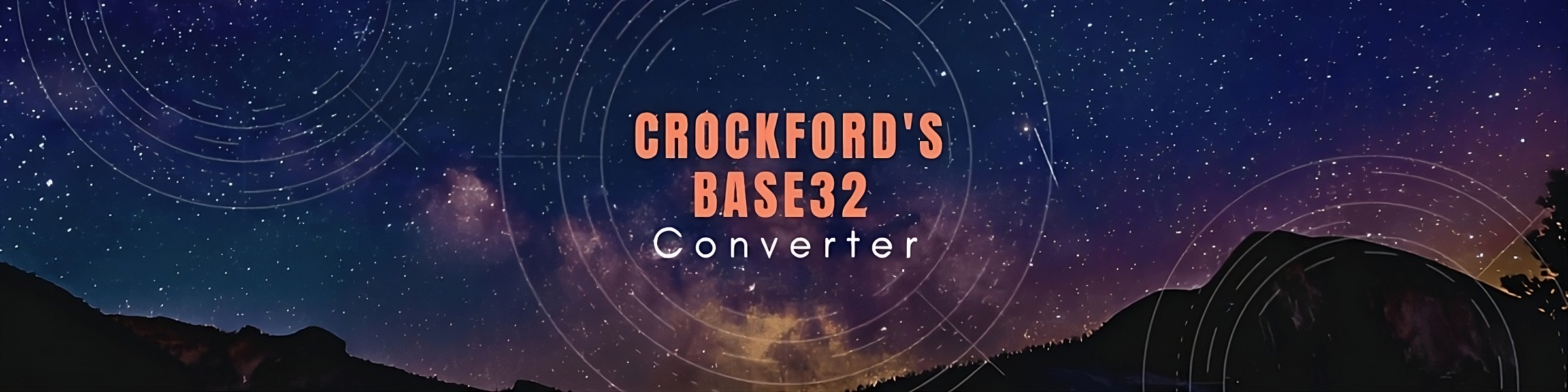 Online Crockford’s Base32 Converter: Easy Encoding & Decoding