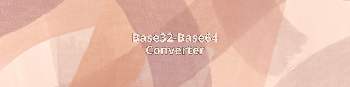 Base32 to Base64 & Base64 to Base32 Converter