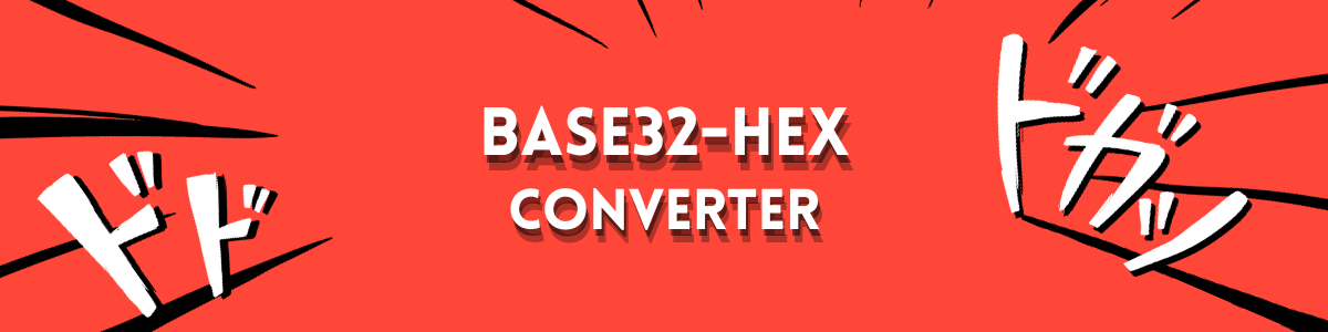 Hex to Base32 & Base32 to Hex Converter: Encode & Decode